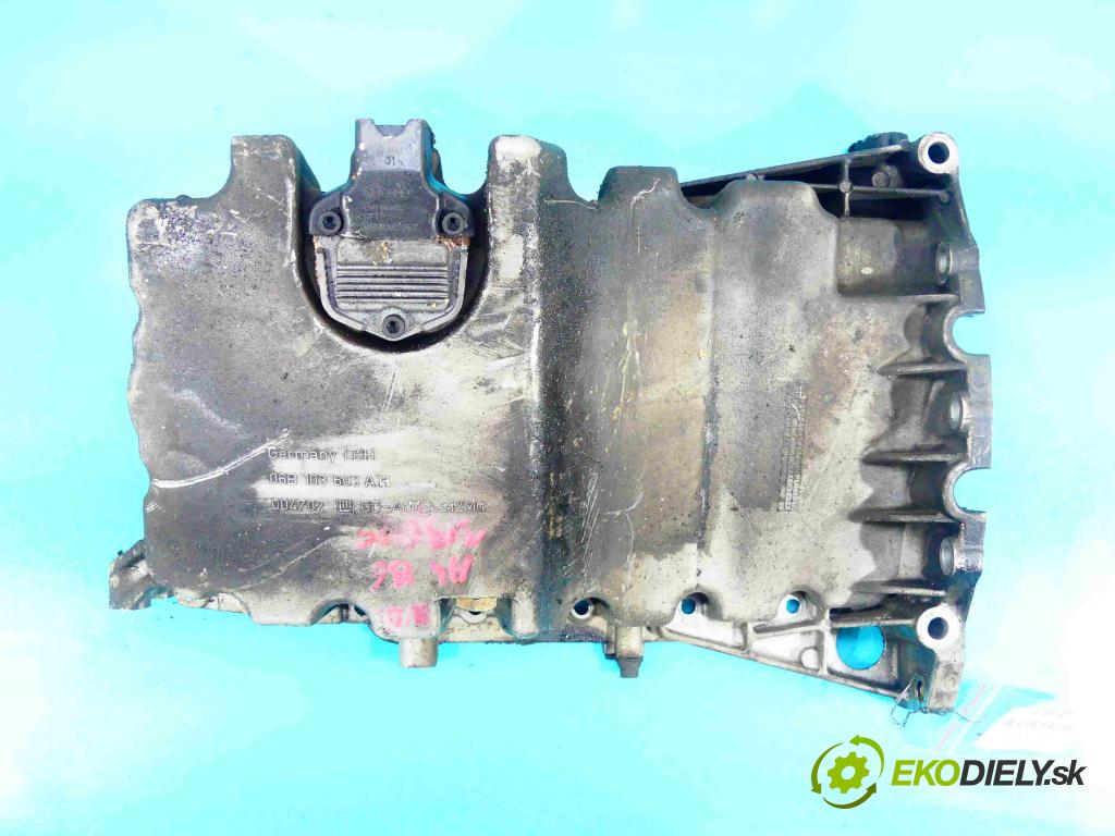 Audi A4 B6 2000-2004 2.0 20V 131 HP manual 96 kW 1984 cm3 5- vaňa olejová ALT (Olejové vane)