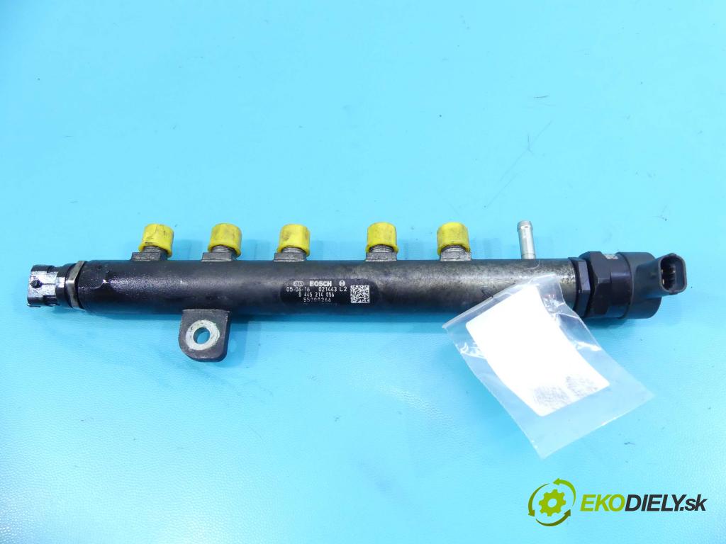 Opel Vectra C 2002-2008 1.9 cdti 120 HP manual 88 kW 1910 cm3 5- lišta vstrekovacia 0445214056 (Vstrekovacie lišty)