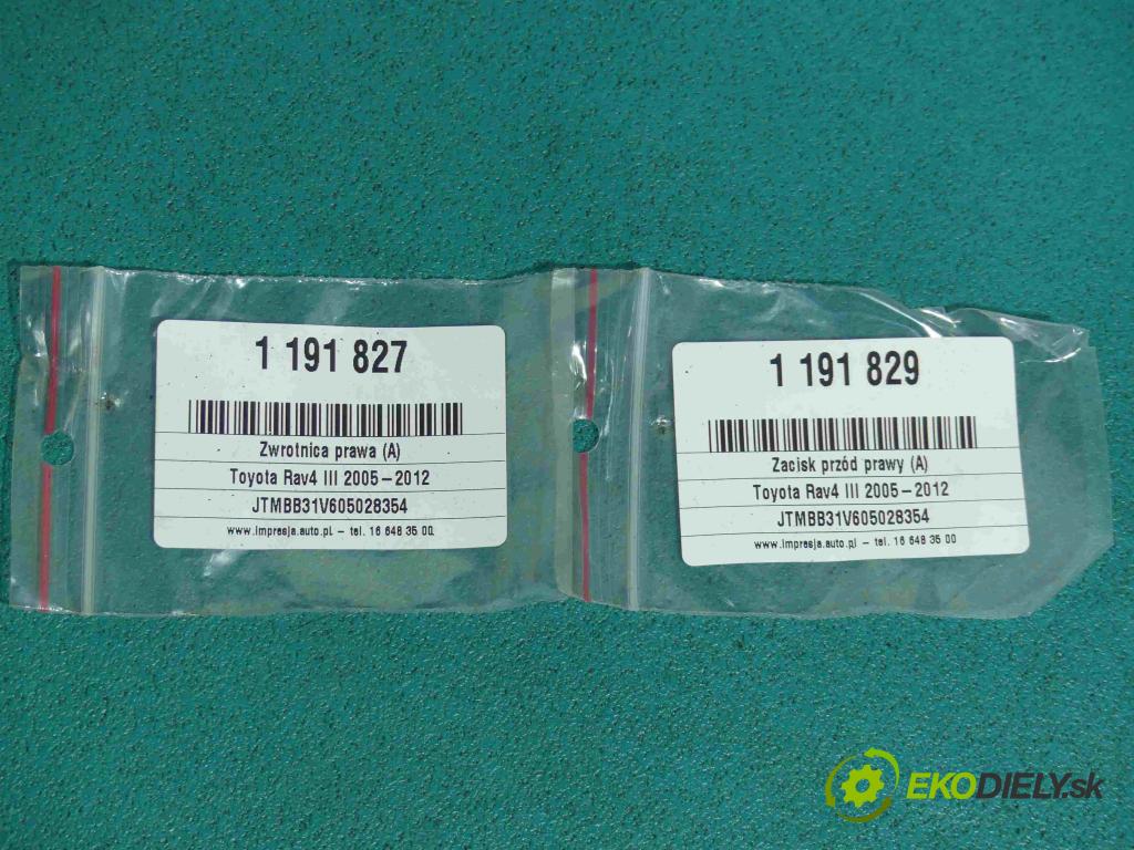 Toyota Rav4 III 2005-2012 2.2 D-CAT 177 HP manual 130 kW 2231 cm3 5- náboj pravé  (Náboje)