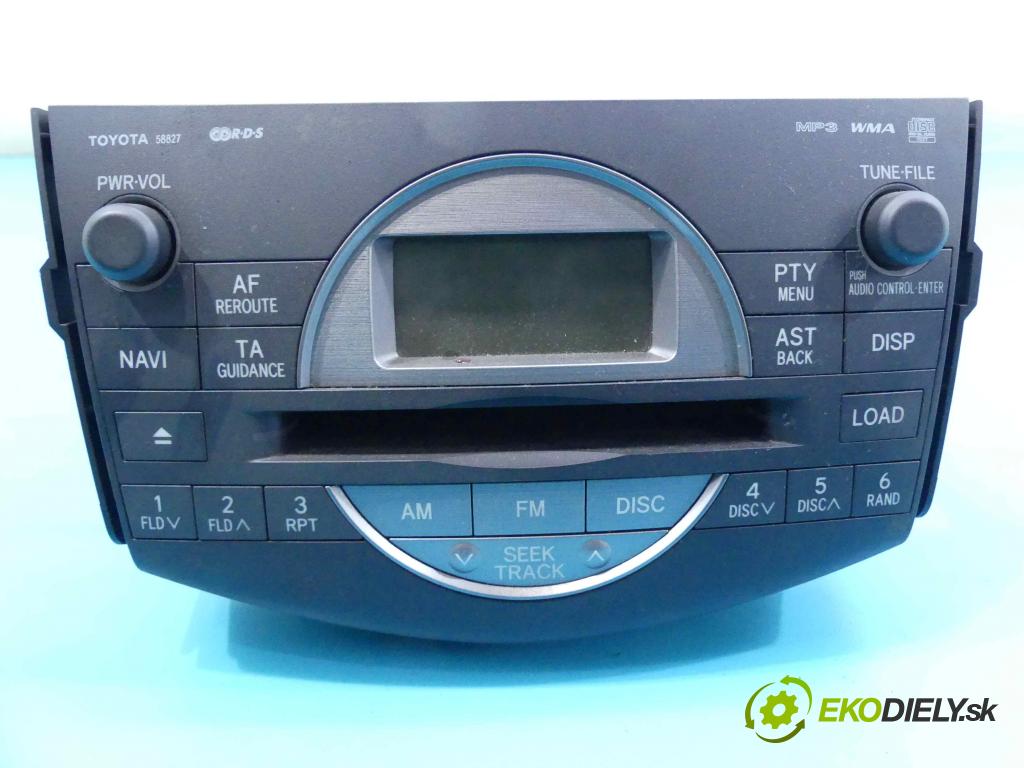 Toyota Rav4 III 2005-2012 2.2 D-CAT 177 HP manual 130 kW 2231 cm3 5- Radio továreň: 86120-42220