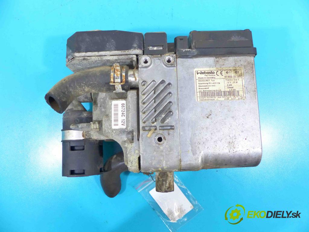 Mazda 6 I GG 2002-2007 2.0 citd 143 hp manual 105 kW 1998 cm3 5- Webasto 000002031232 (Webasto ohřívače)