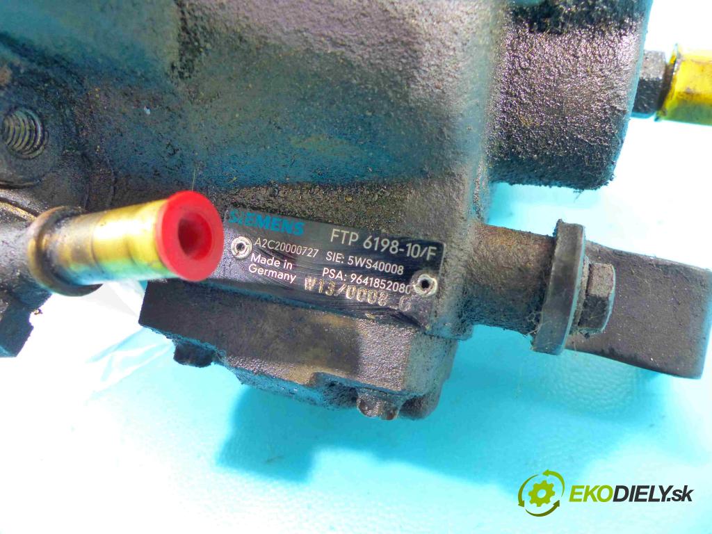 Citroen C3 2002-2009 1.4 hdi 68 HP manual 50 kW 1398 cm3 5- čerpadlo vstrekovacia 5WS40008 (Vstrekovacie čerpadlá)