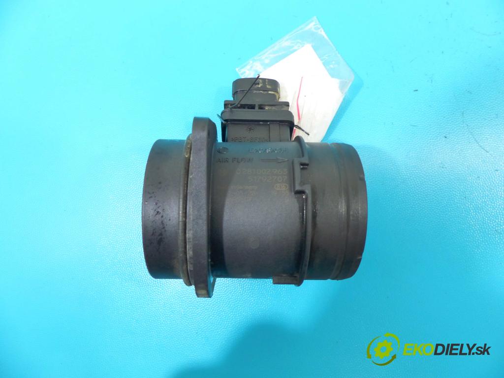 Fiat Fiorino III 2007- 1,3.0 jtd 75 HP manual 55 kW 1248 cm3 5- průtokoměr: 0281002963 (Váhy vzduchu)