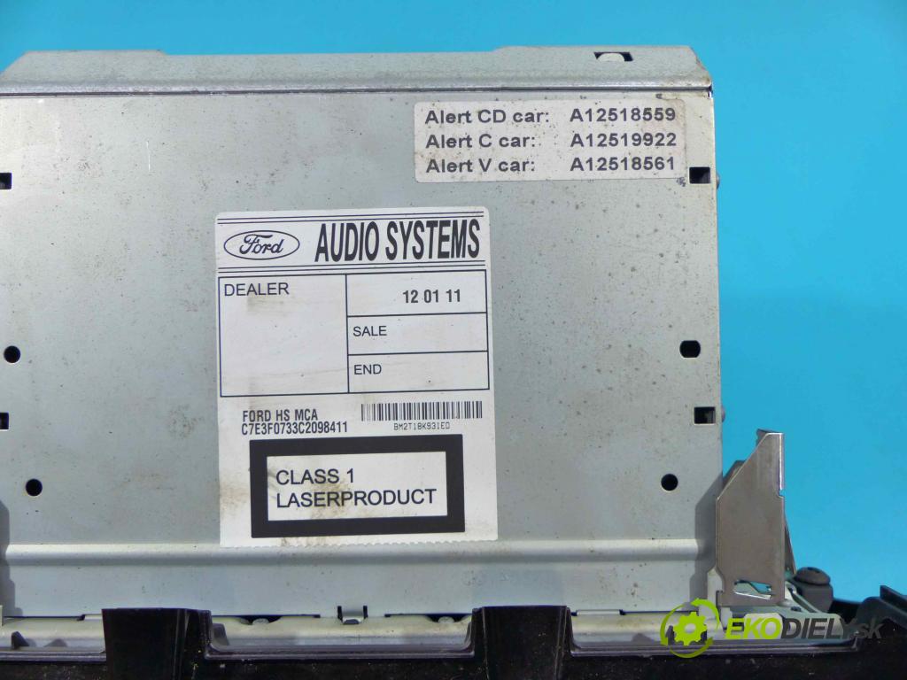 Ford S-max 2.0 tdci 140 HP automatic 103 kW 1997 cm3 5- Radio továreň: BM2T18K931ED