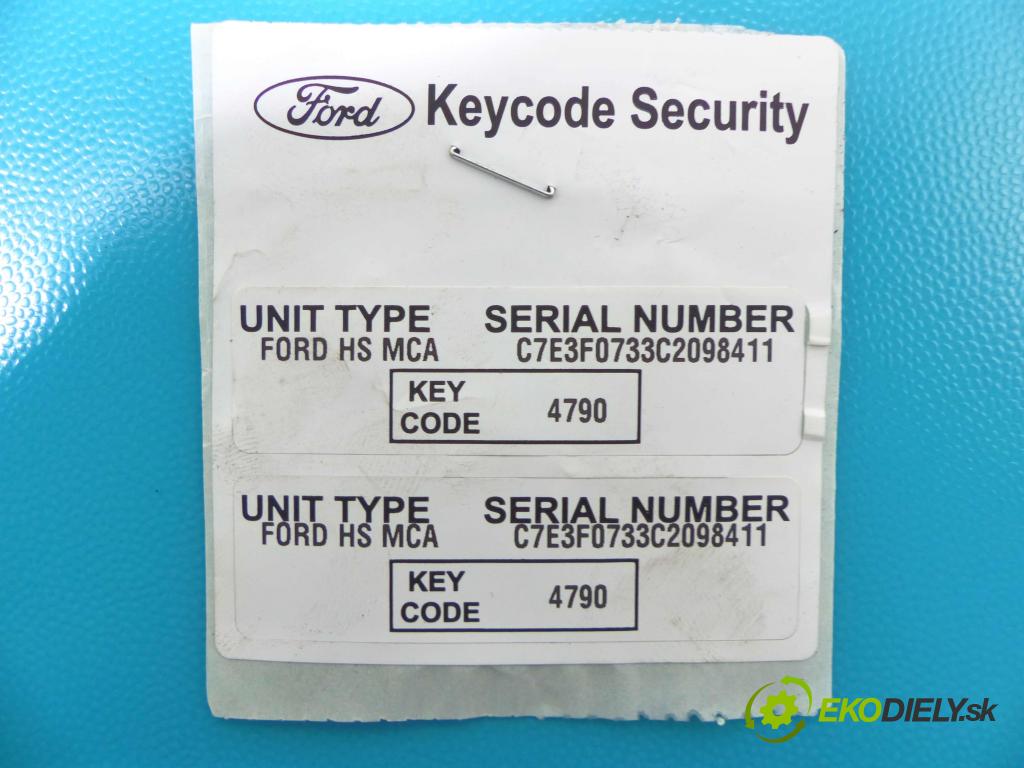 Ford S-max 2.0 tdci 140 HP automatic 103 kW 1997 cm3 5- Radio továreň: BM2T18K931ED