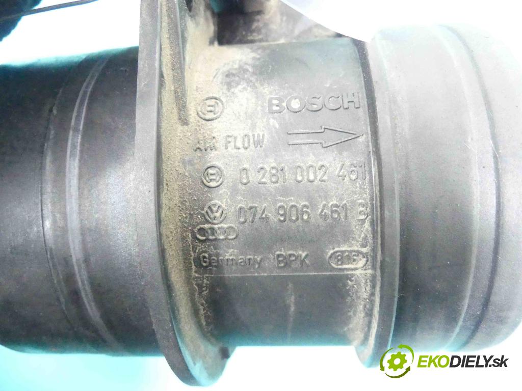Vw Passat B6 2005-2010 2.0 tdi 140 HP manual 103 kW 1968 cm3 5- průtokoměr: 0281002461 (Váhy vzduchu)