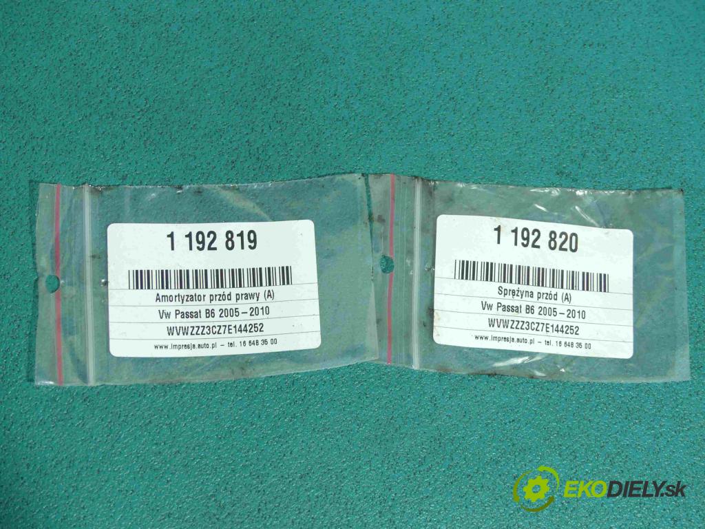 Vw Passat B6 2005-2010 2.0 tdi 140 HP manual 103 kW 1968 cm3 5- tlmič predné pravý  (Ostatné)