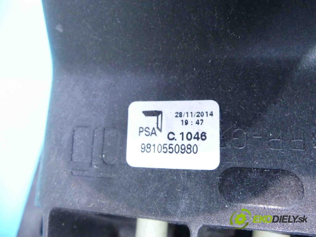 Peugeot 208 I 2012-2019 1.6 hdi 90 HP manual 66 kW 1560 cm3 5- Páka: Změny: stupeň,rýchlosť 9810550980 (Rýchlostné páky / kulisy)