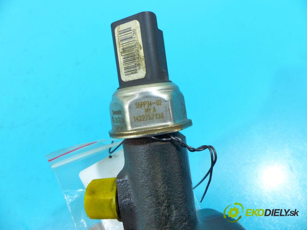 Peugeot 208 I 2012-2019 1.6 hdi 90 HP manual 66 kW 1560 cm3 5- lišta vstrekovacia 9685297580-03 (Vstrekovacie lišty)