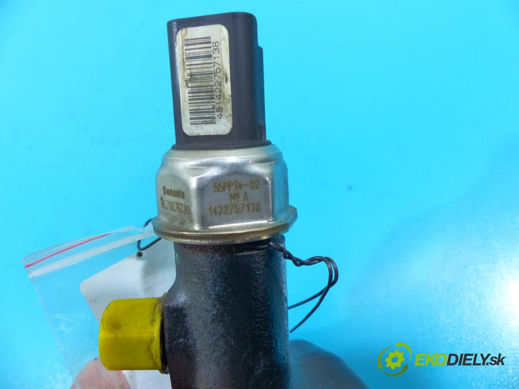 Peugeot 208 I 2012-2019 1.6 hdi 90 HP manual 66 kW 1560 cm3 5- lišta vstrekovacia 9685297580-03 (Vstrekovacie lišty)