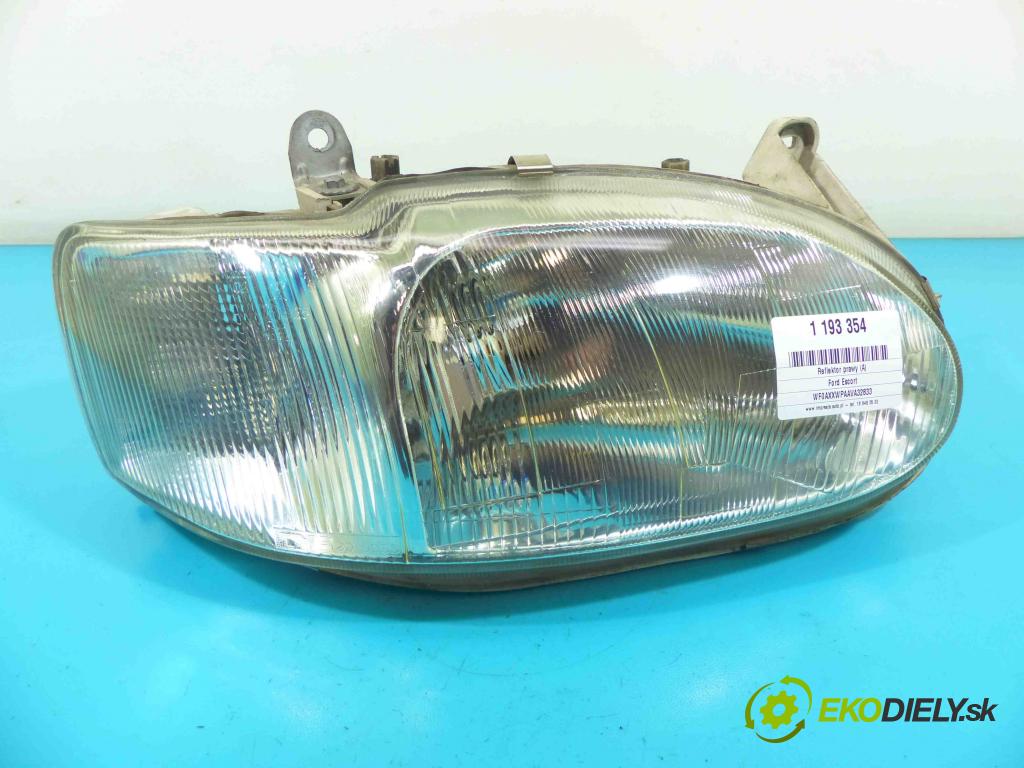 Ford Escort 1.6 16v 90 HP manual 66 kW 1597 cm3 5- Reflektor: pravý  (Pravé)