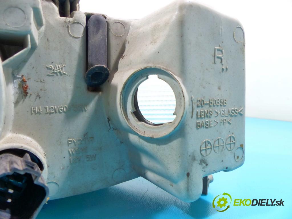 Ford Escort 1.6 16v 90 HP manual 66 kW 1597 cm3 5- Reflektor: pravý  (Pravé)