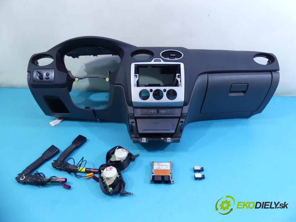 Ford Focus Mk2 2004-2011 1.6 tdci 109 HP manual 80 kW 1560 cm3 5- kokpit,pristrojová doska rozdeľovacia