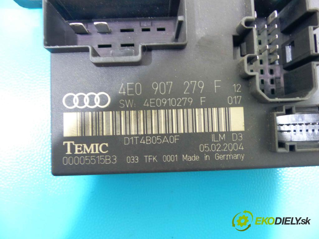 Audi A8 D3 2002-2009 3.0 tdi 232KM automatic 171 kW 2967 cm3 4- modul riadiaca jednotka 4E0907279F (Ostatné)
