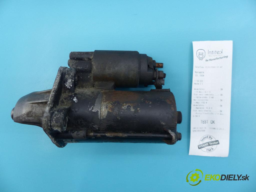 Mazda 2 I 2003-2007 1.2 16v 75 HP manual 55 kW 1242 cm3 5- štartér  (Štartéry)