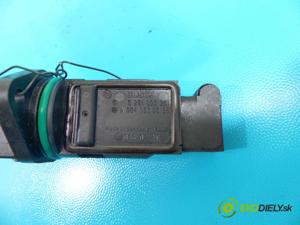 Mercedes A W168 1997-2004 1.7 cdi 60 HP manual 44 kW 1700 cm3 5- průtokoměr: 0281002281 (Váhy vzduchu)