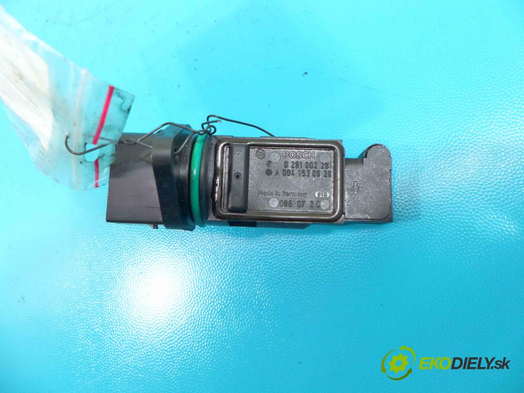 Mercedes A W168 1997-2004 1.7 cdi 60 HP manual 44 kW 1700 cm3 5- průtokoměr: 0281002281 (Váhy vzduchu)