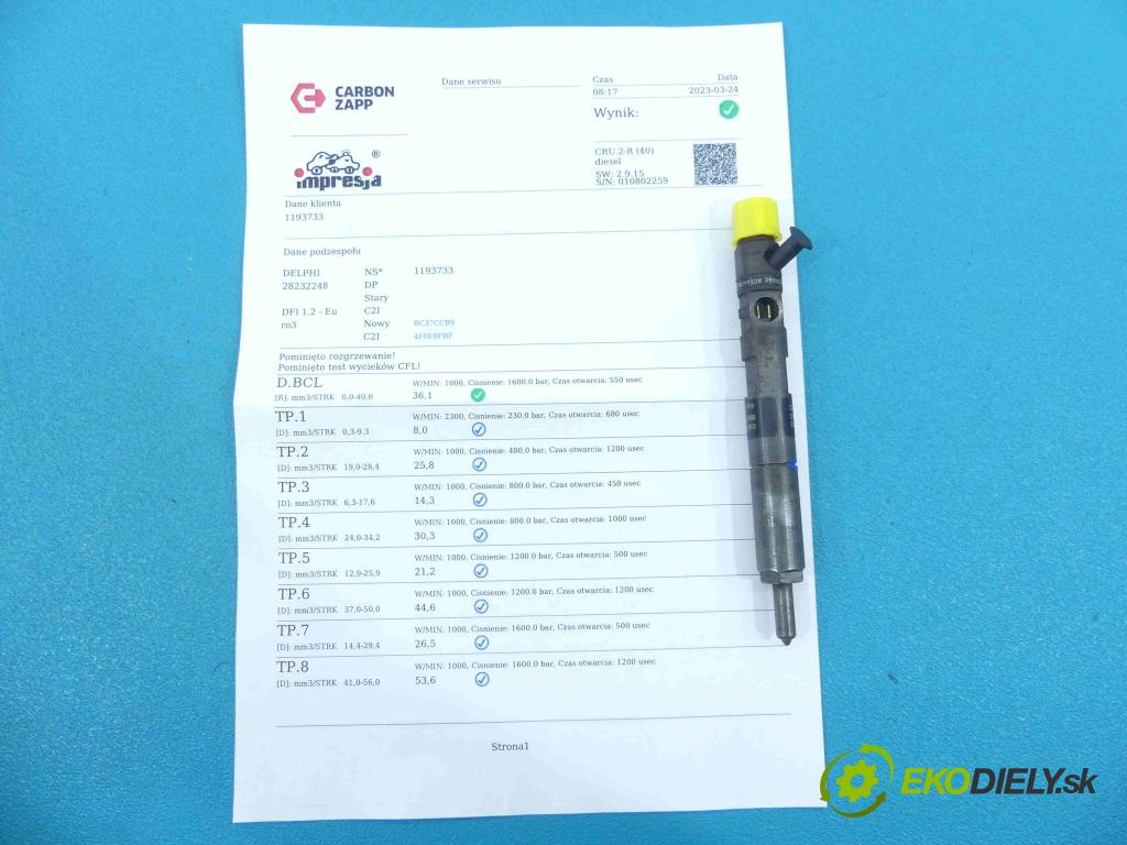 Renault Megane II 2003-2008 1.5 dci 101 HP manual 74 kW 1461 cm3 5- vstrek 28232248ES (Vstrekovač paliva)