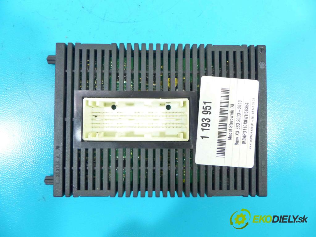 Bmw X3 E83 2003-2010 2.0d 150 HP manual 110 kW 1995 cm3 5- modul riadiaca jednotka 3451528 (Ostatné)