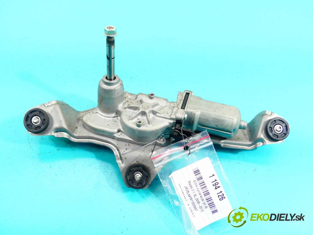 Mazda 3 II BL 2008-2013 1.6 CiTD 116 HP manual 85 kW 1560 cm3 5- motor stieračov zadné 849600-0651