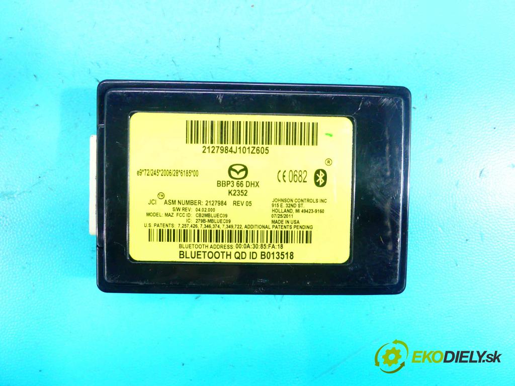 Mazda 3 II BL 2008-2013 1.6 CiTD 116 HP manual 85 kW 1560 cm3 5- modul riadiaca jednotka BBP366DHX (Ostatné)