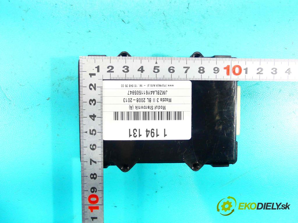 Mazda 3 II BL 2008-2013 1.6 CiTD 116 HP manual 85 kW 1560 cm3 5- modul riadiaca jednotka BBP366DHX (Ostatné)