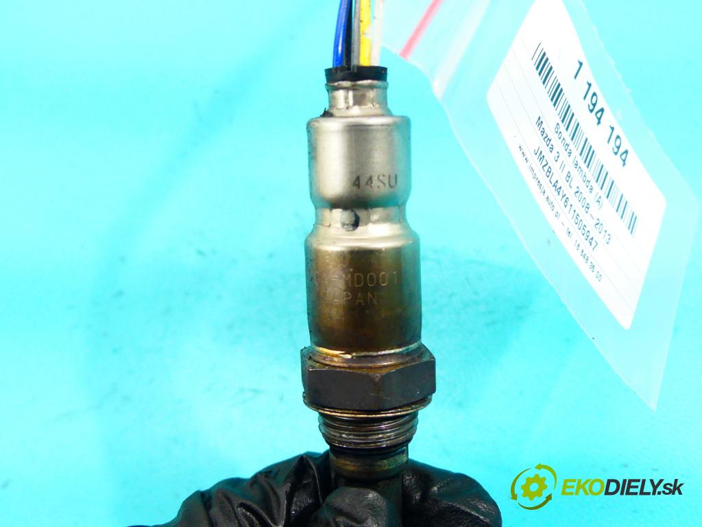 Mazda 3 II BL 2008-2013 1.6 CiTD 116 HP manual 85 kW 1560 cm3 5- Sonda lambda UAA0004-MD001 (Lambda sondy)