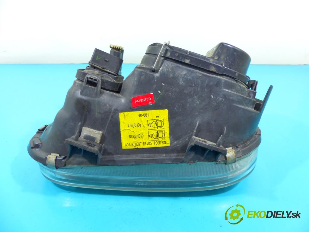 Vw Golf IV 1997-2003 1.9 tdi 116 hp manual 85 kW 1896 cm3 5- světlo levý