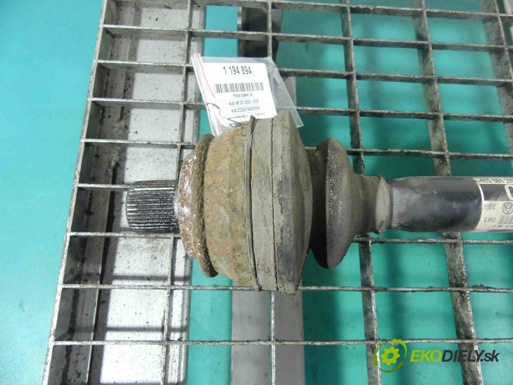 Audi A8 D3 2002-2009 3.0 tdi 232KM automatic 171 kW 2967 cm3 4- poloos pravé 4E0501203C (Poloosy)