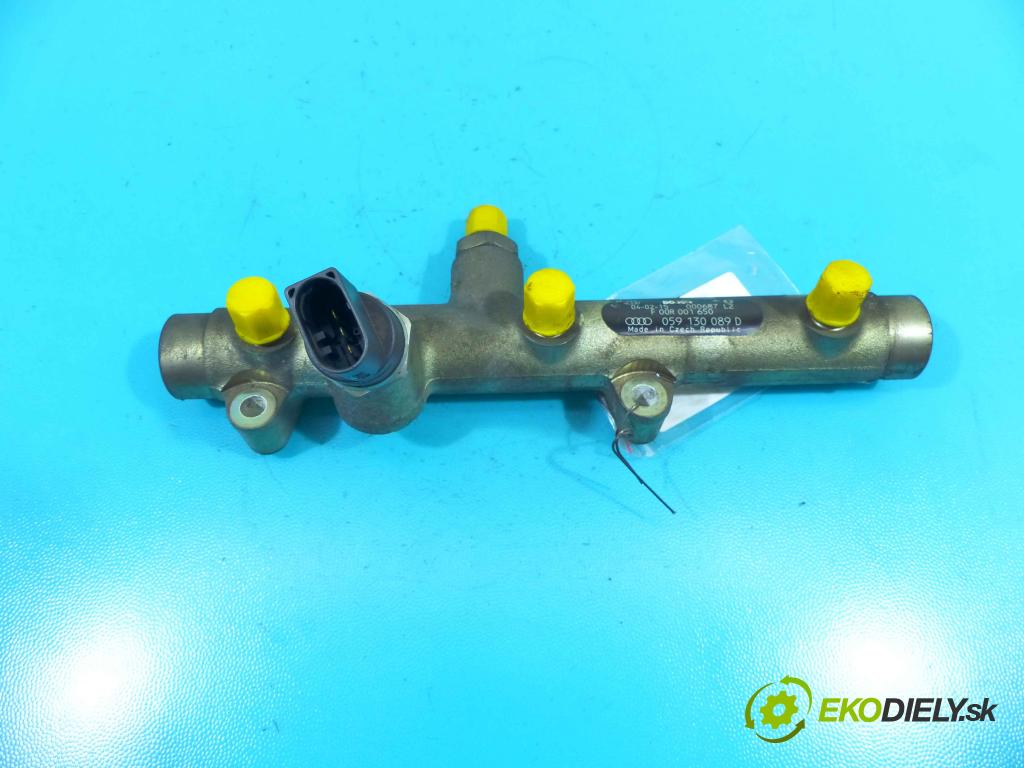 Audi A8 D3 2002-2009 3.0 tdi 232KM automatic 171 kW 2967 cm3 4- lišta vstrekovacia 059130089D (Vstrekovacie lišty)