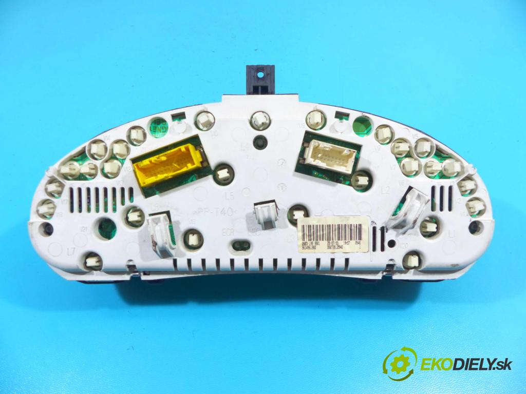 Peugeot 206 1.1 60 HP manual 44,1 kW 1124 cm3 3- prístrojovka/ budíky 9634961980 (Prístrojové dosky, displeje)