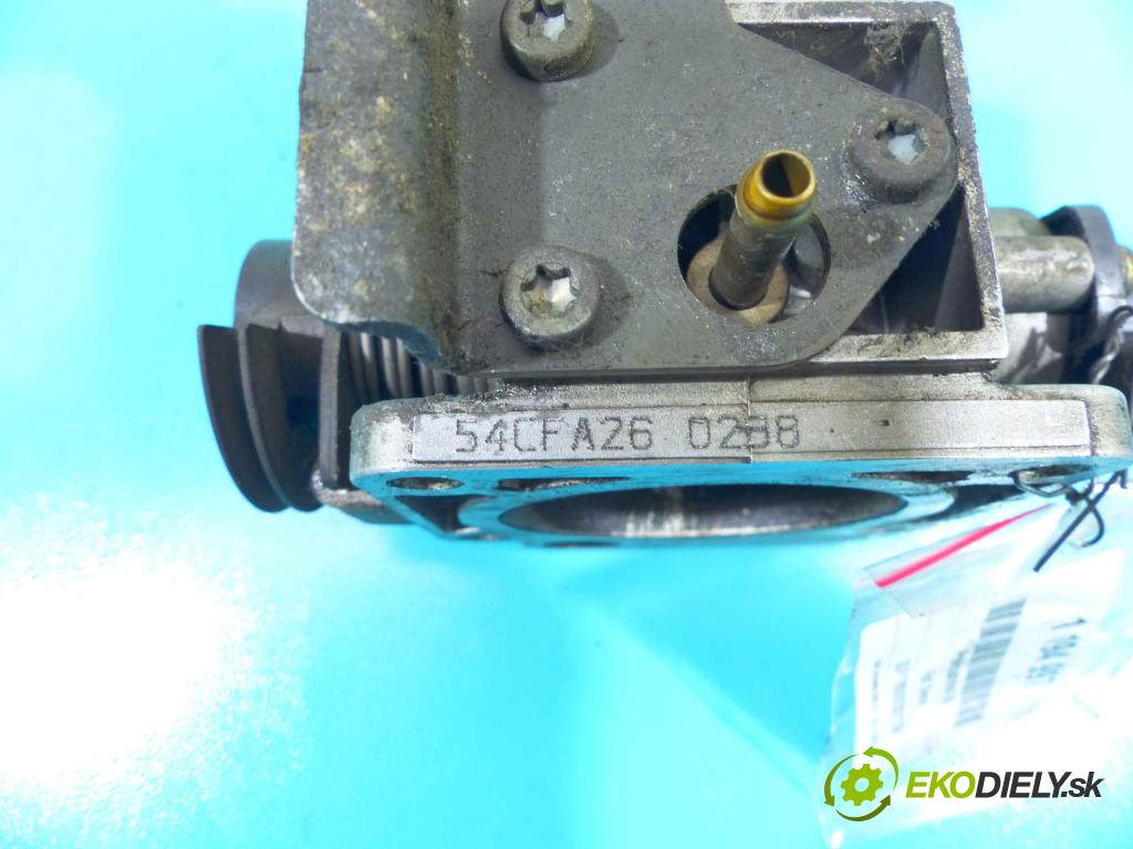 Fiat Siena 1.6 16v 101 HP manual 74 kW 1580 cm3 4- klapka 54CFA26 (Škrtiace klapky)