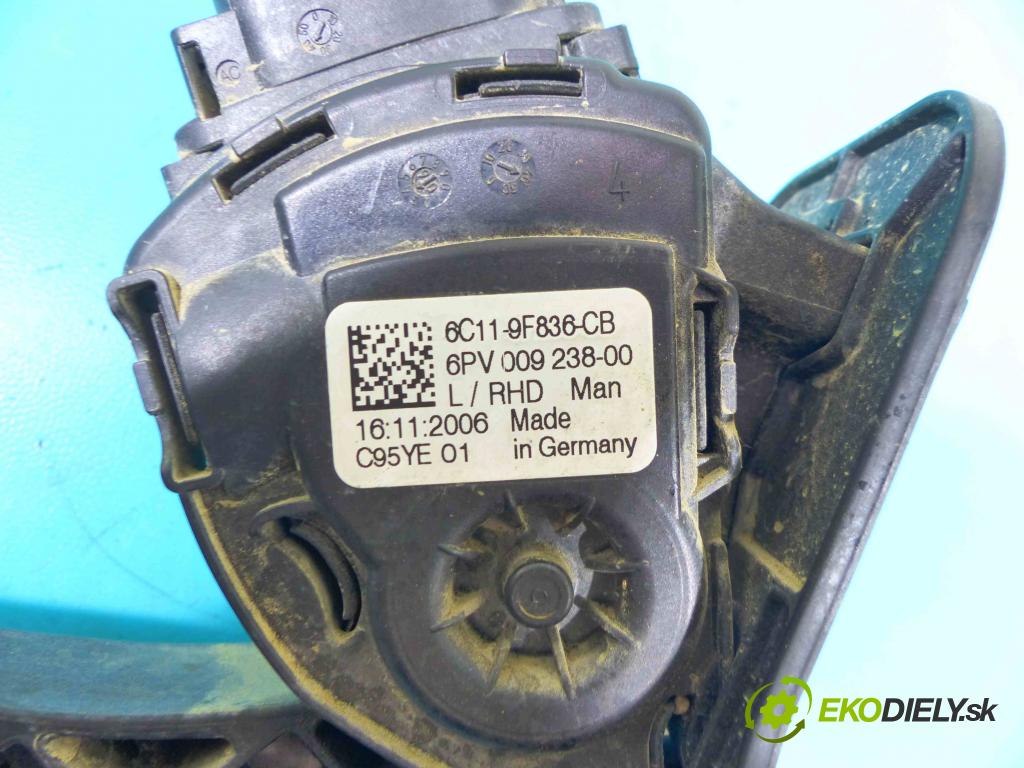 Ford Transit 2006-2013 2.2 tdci 86 HP manual 63 kW 2198 cm3 5- pedále 6C11-9F836-CB (Pedále)