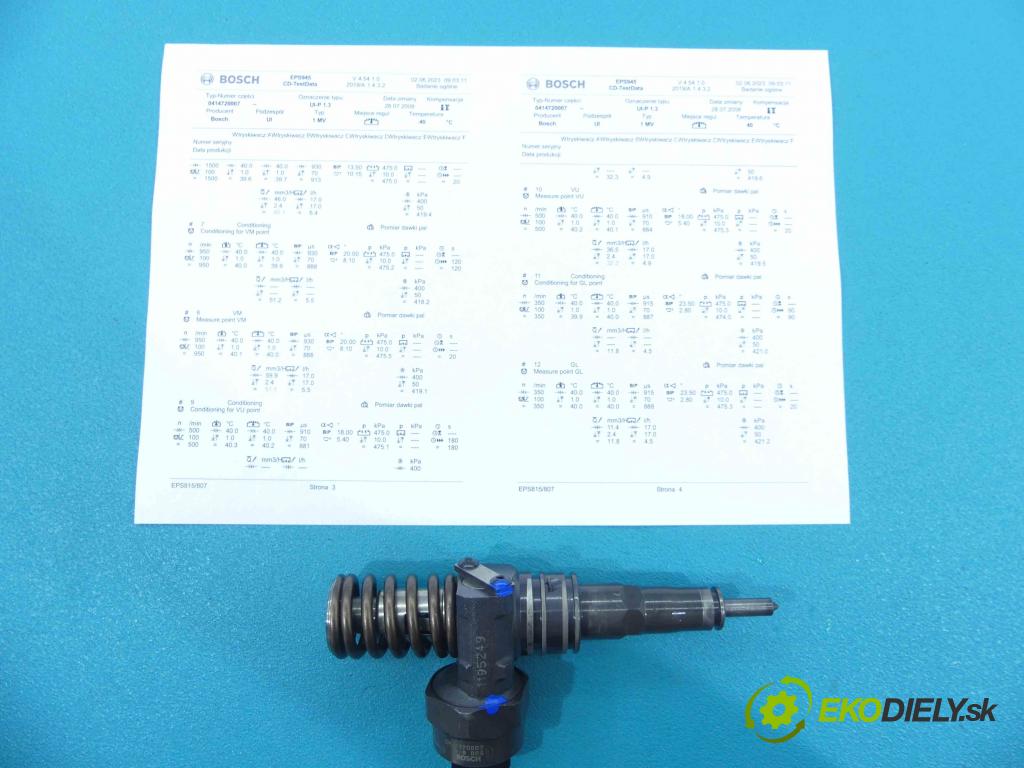 Audi A4 B5 1994-2001 1.9 tdi 116 HP manual 85 kW 1896 cm3 5- vstrekovacie čerpadlo 0414720007 (Vstrekovače)
