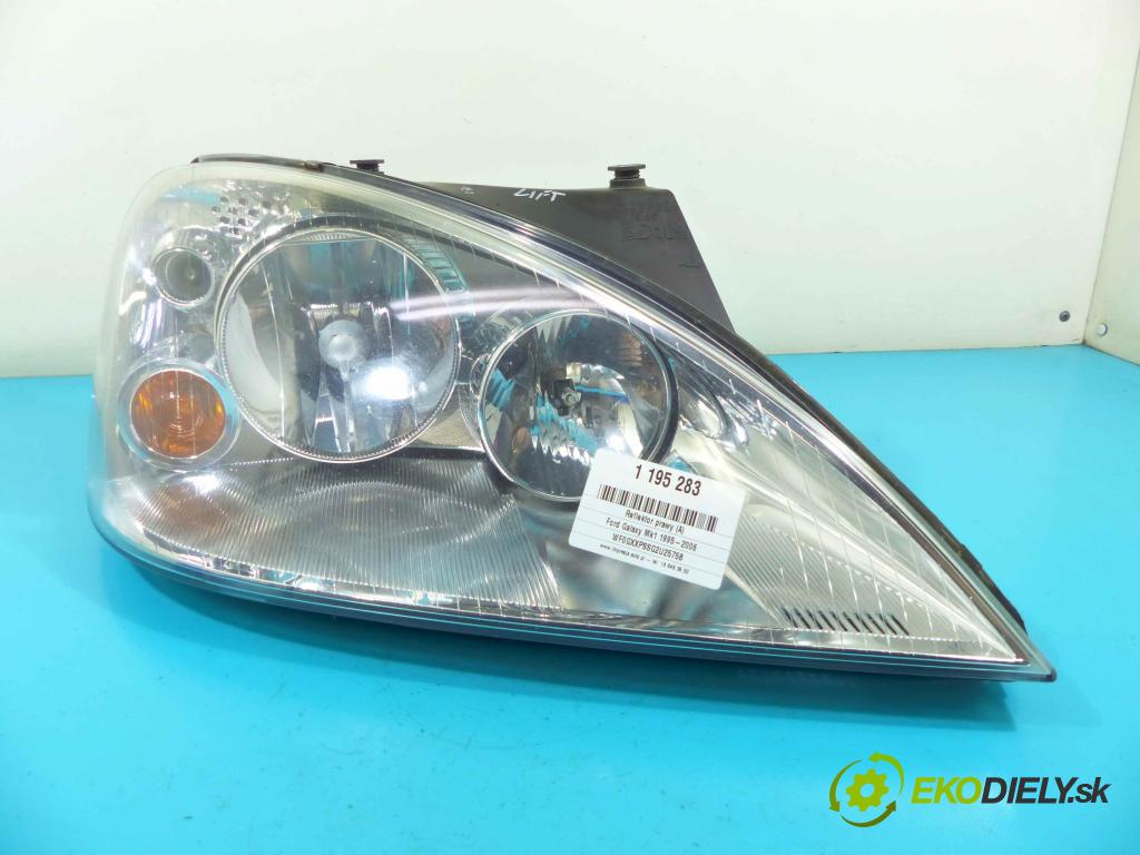 Ford Galaxy Mk1 1995-2006 1.9 tdi 116 HP manual 85 kW 1896 cm3 5- Reflektor: pravý 1M211100AA (Pravé)