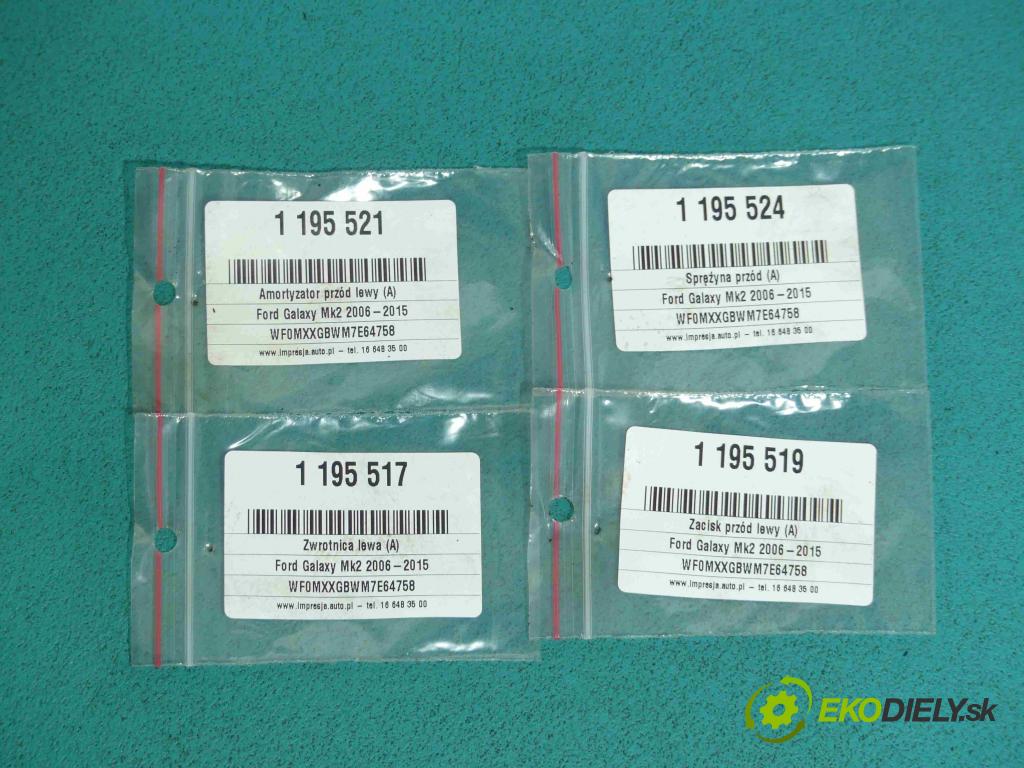 Ford Galaxy Mk2 2006-2015 2.0 tdci 140 HP manual 103 kW 1997 cm3 5- náboj ľavé  (Náboje)