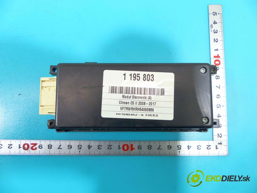 Citroen C5 II 2008-2017 2.0 hdi 136 HP manual 100 kW 1997 cm3 5- modul riadiaca jednotka 9665099680 (Ostatné)