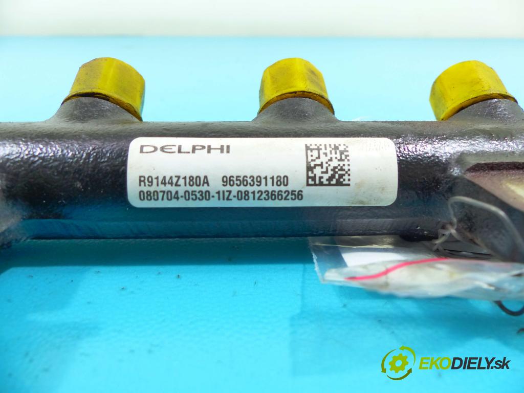 Citroen C5 II 2008-2017 2.0 hdi 136 HP manual 100 kW 1997 cm3 5- lišta vstrekovacia 9656391180 (Vstrekovacie lišty)