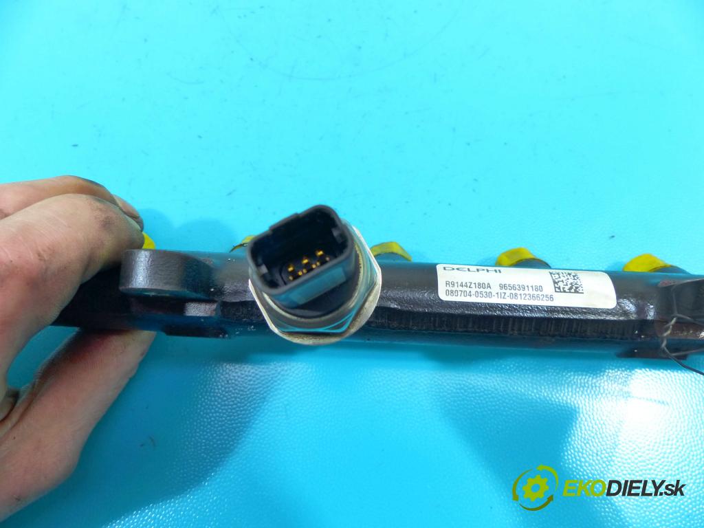 Citroen C5 II 2008-2017 2.0 hdi 136 HP manual 100 kW 1997 cm3 5- lišta vstrekovacia 9656391180 (Vstrekovacie lišty)