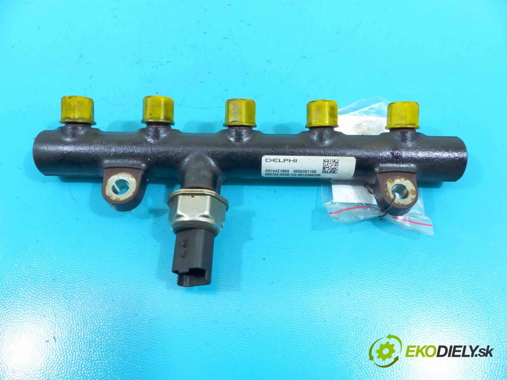 Citroen C5 II 2008-2017 2.0 hdi 136 HP manual 100 kW 1997 cm3 5- lišta vstrekovacia 9656391180 (Vstrekovacie lišty)