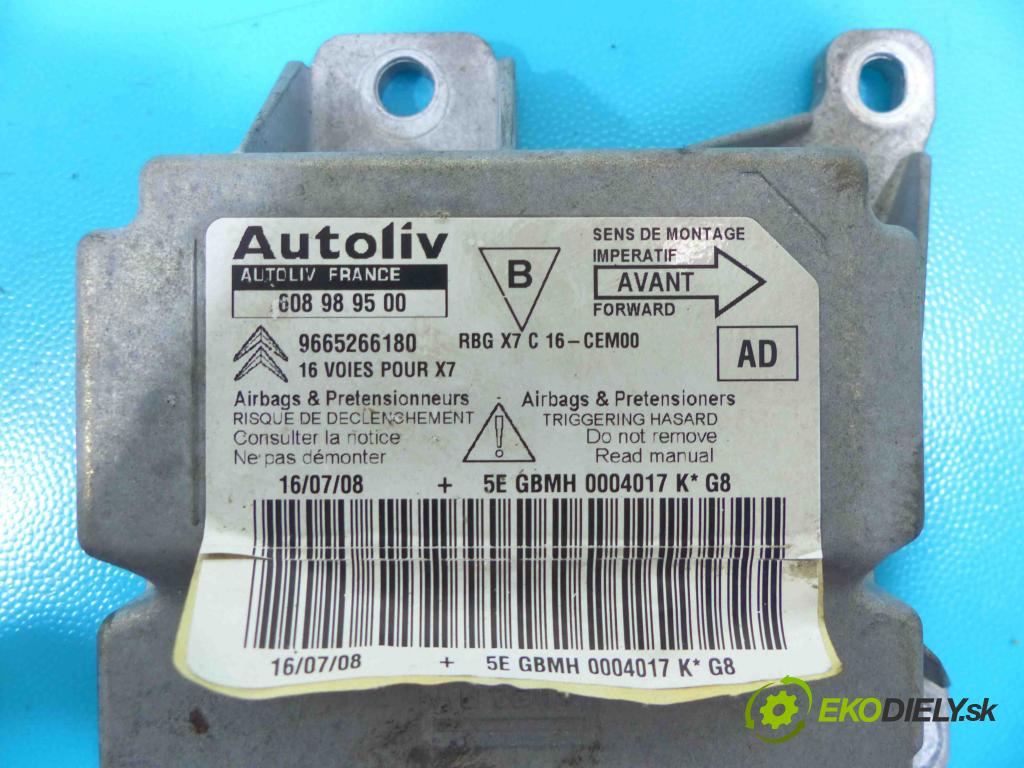 Citroen C5 II 2008-2017 2.0 hdi 136 HP manual 100 kW 1997 cm3 5- modul riadiaca jednotka 608989500 (Ostatné)