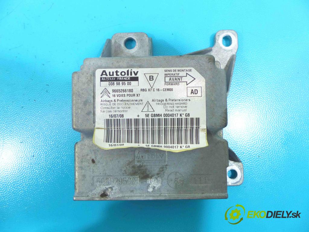 Citroen C5 II 2008-2017 2.0 hdi 136 HP manual 100 kW 1997 cm3 5- modul riadiaca jednotka 608989500 (Ostatné)