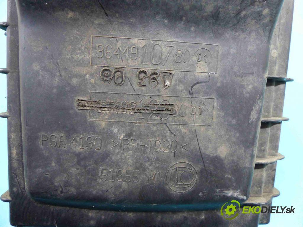 Citroen C5 II 2008-2017 2.0 hdi 136 HP manual 100 kW 1997 cm3 5- obal filtra vzduchu 9644910780 (Obaly filtrov vzduchu)