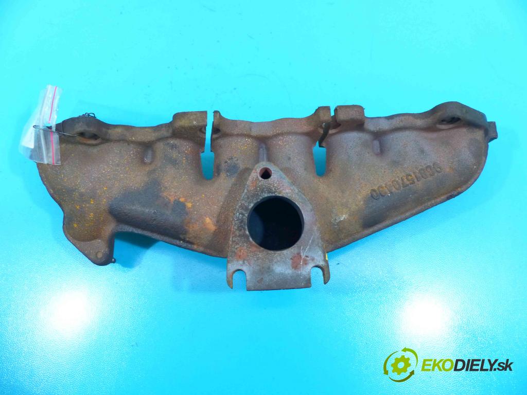 Citroen C5 II 2008-2017 2.0 hdi 136hp manual 100 kW 1997 cm3 5- potrubí výfuk 9681570480 (Výfukové potrubí)