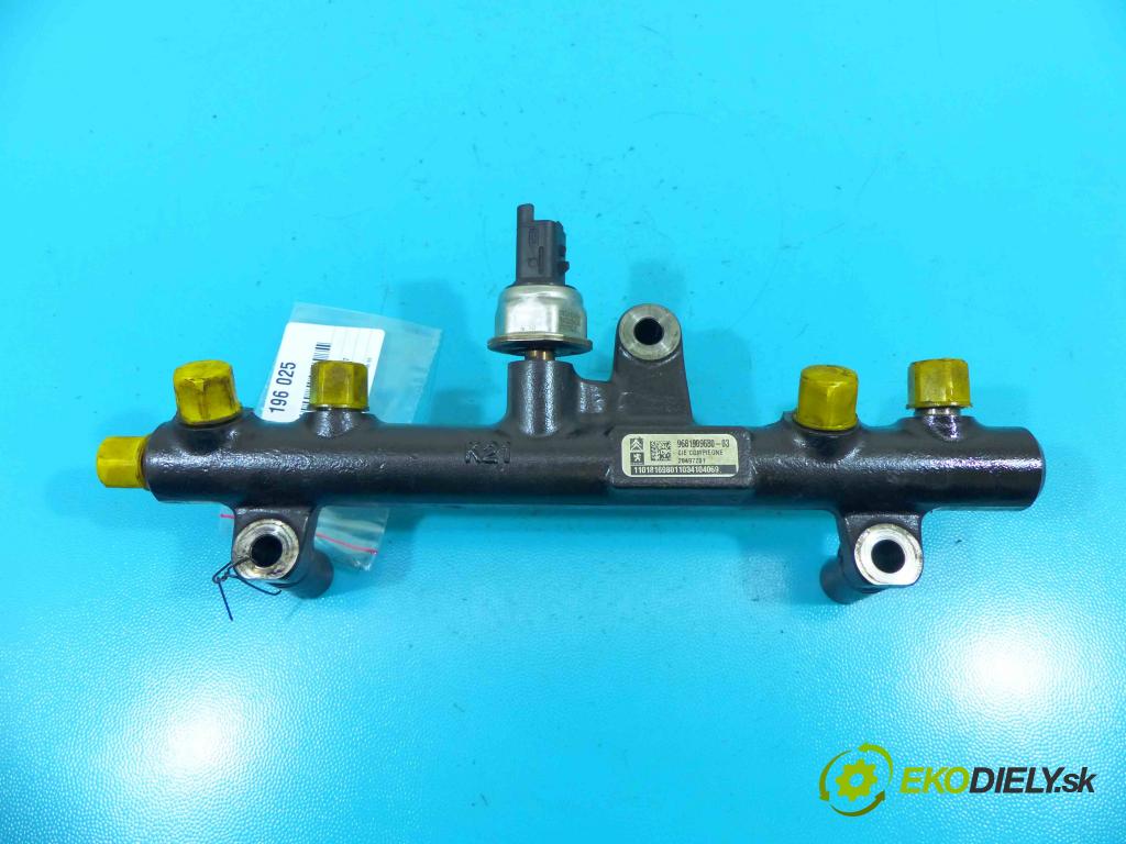 Peugeot 5008 I 2009-2017 2.0 hdi 150 HP manual 110 kW 1997 cm3 5- lišta vstrekovacia 9681909680-03 (Vstrekovacie lišty)