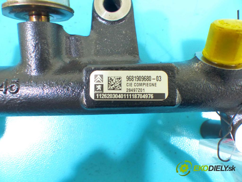 Ford Focus Mk3 2010-2018 2.0 tdci 140 HP manual 103 kW 1997 cm3 5- lišta vstrekovacia 9681909680-03 (Vstrekovacie lišty)