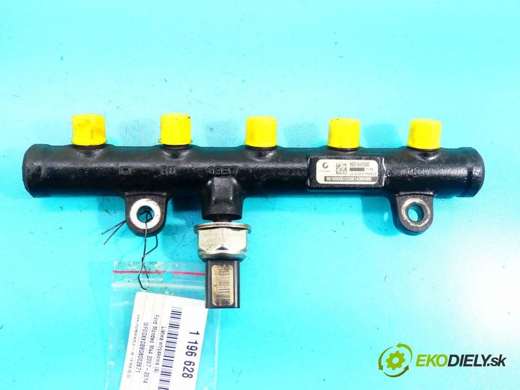 Ford Mondeo Mk4 2007-2014 2.0 tdci 140 HP automatic 103 kW 1997 cm3 5- lišta vstrekovacia 9681649580 (Vstrekovacie lišty)