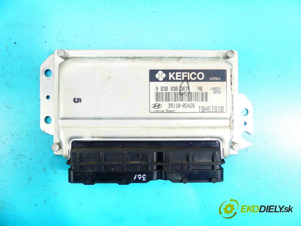 Hyundai Getz 1.1 63 hp manual 46 kW 1086 cm3 3- řídící jednotka motoru 39110-02426