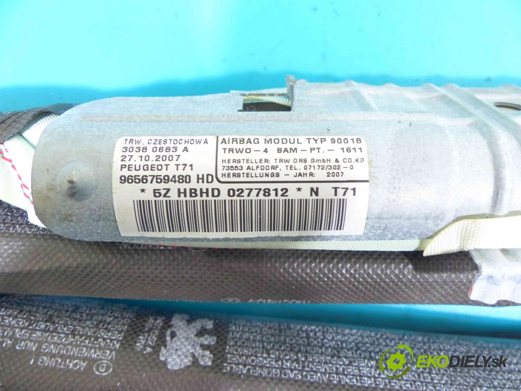 Peugeot 308 I 2007-2013 1.6 16v 120 HP manual 88 kW 1598 cm3 5- clona ľavé 9656759480