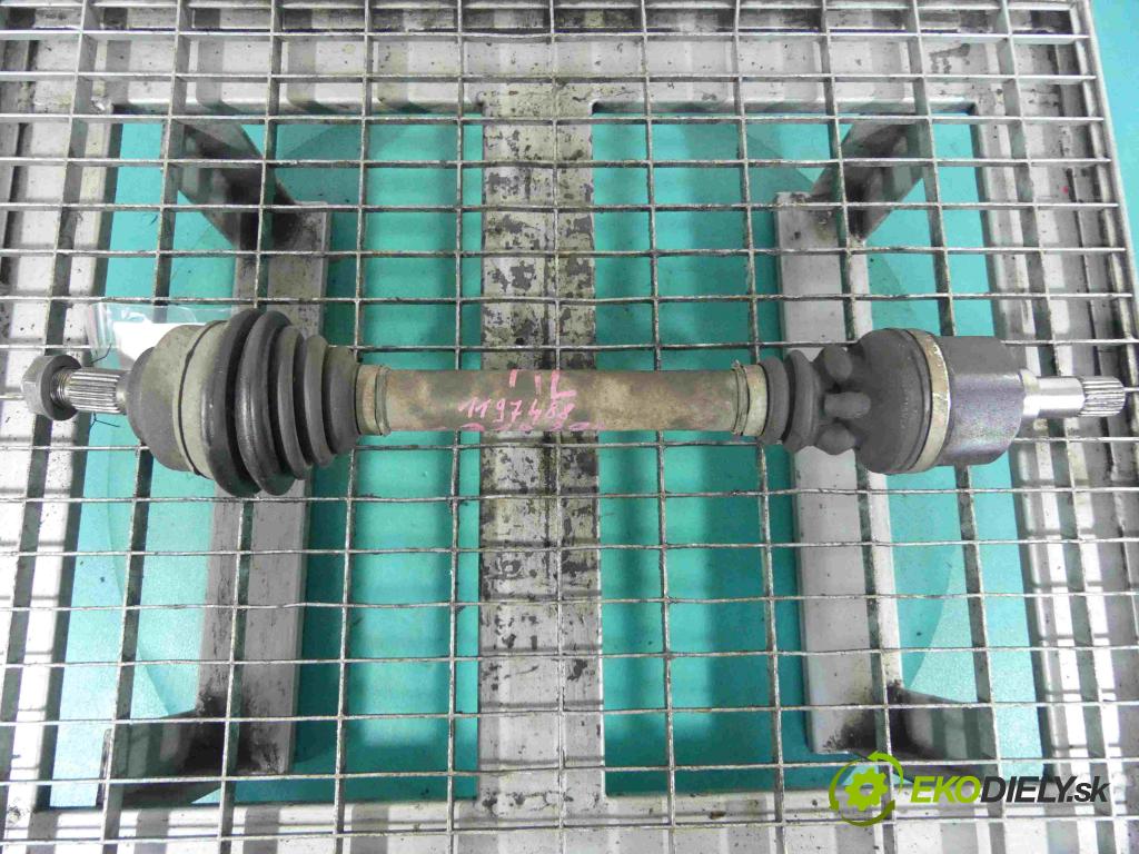 Peugeot 308 I 2007-2013 1.6 16v 120 HP manual 88 kW 1598 cm3 5- poloos ľavé  (Poloosy)